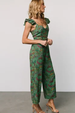 Baltic Born Chora Jumpsuit | Green Multi