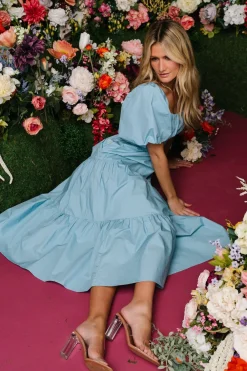 Baltic Born Cindy Puff Sleeve Tiered Dress |