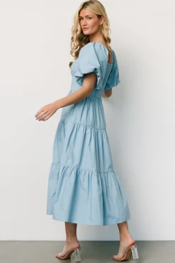 Baltic Born Cindy Puff Sleeve Tiered Dress |