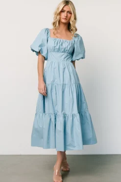 Baltic Born Cindy Puff Sleeve Tiered Dress |