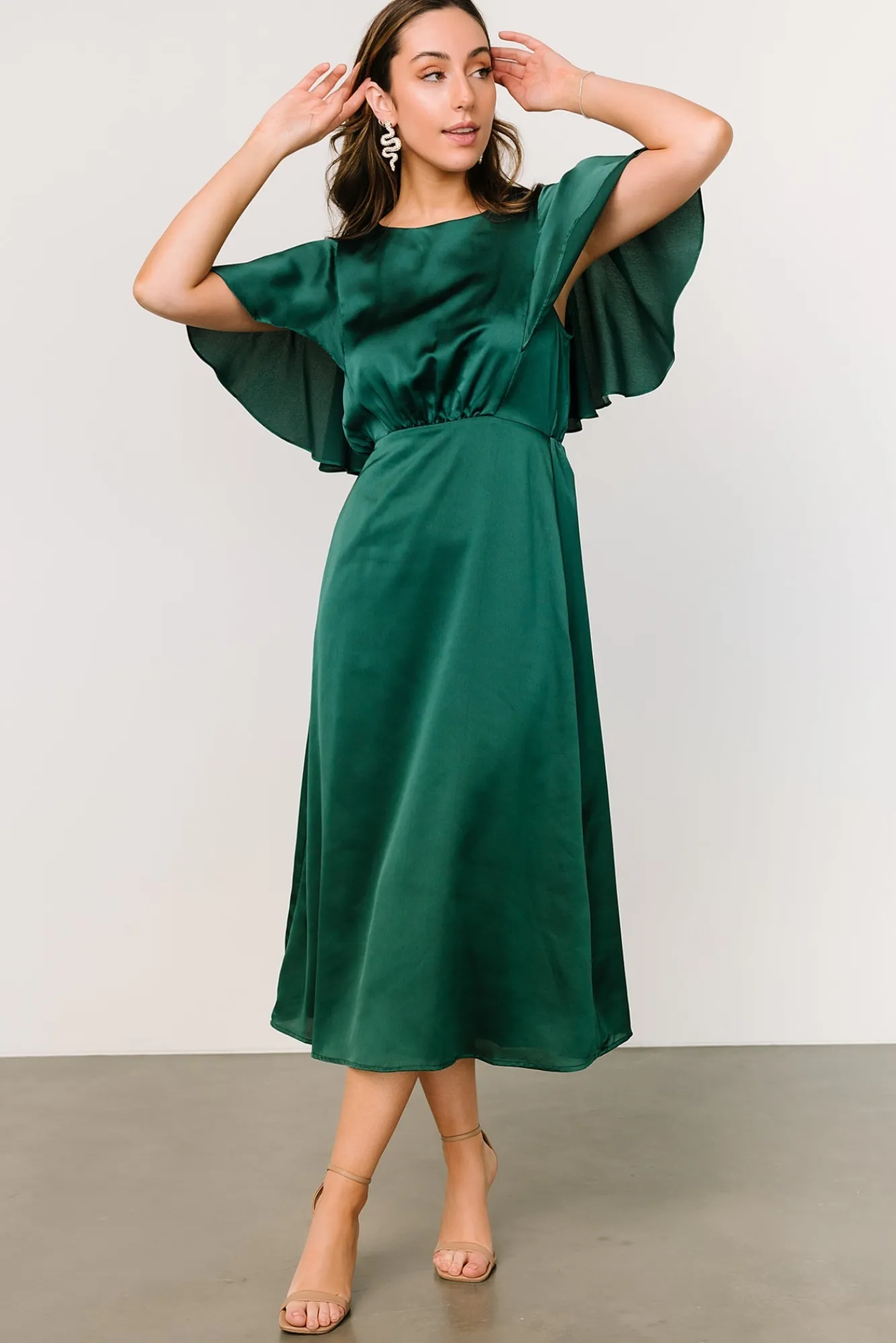 Baltic Born Cinta Satin Midi Dress |