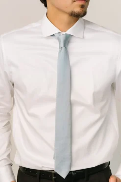 Baltic Born Classic Satin Tie | Light Blue