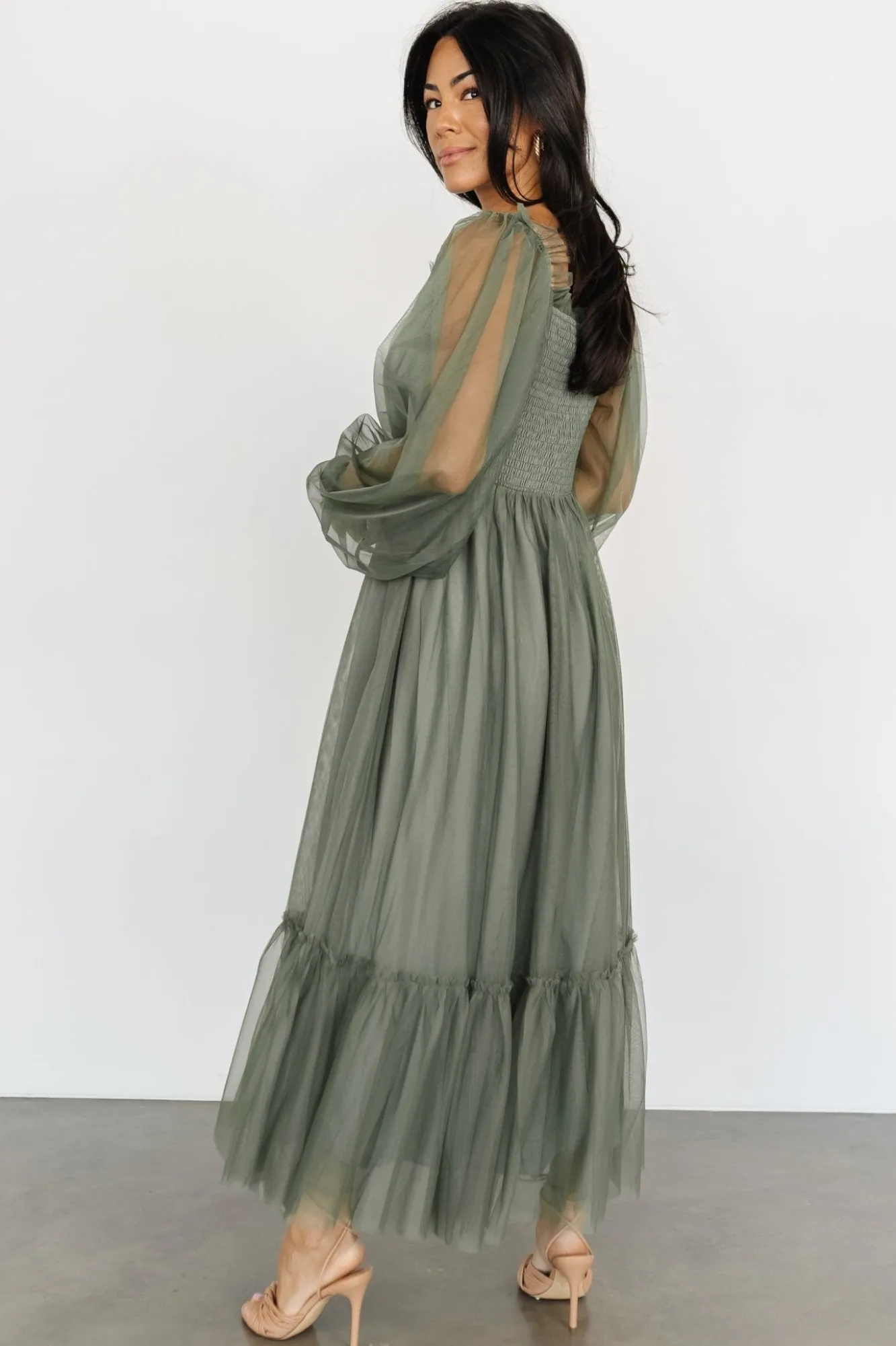 Baltic Born Cleobelle Maxi Dress | Dusty Olive