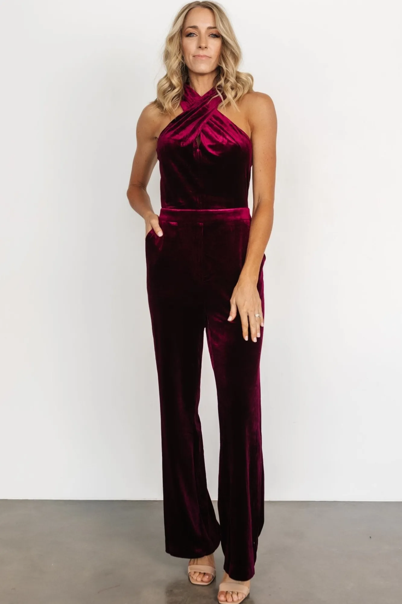Baltic Born Cleopatra Velvet Jumpsuit |