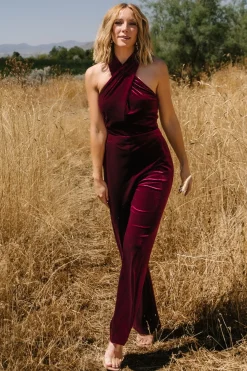 Baltic Born Cleopatra Velvet Jumpsuit |
