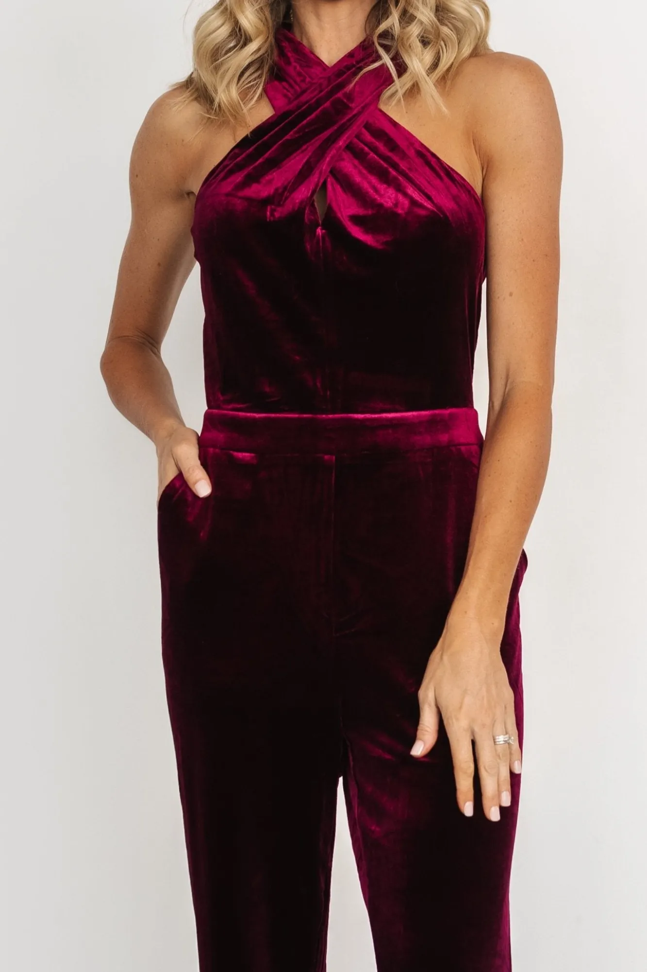 Baltic Born Cleopatra Velvet Jumpsuit |