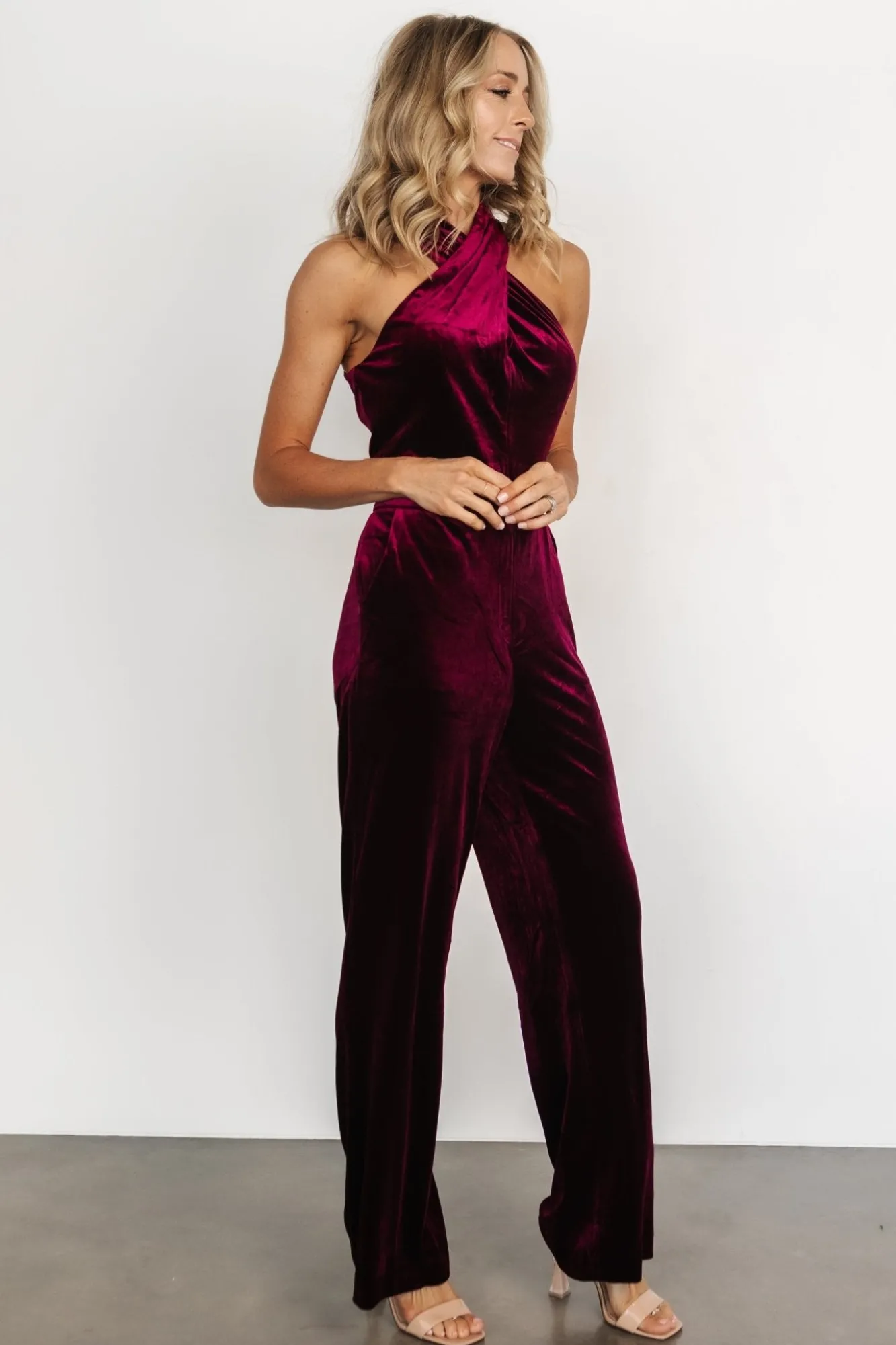 Baltic Born Cleopatra Velvet Jumpsuit |