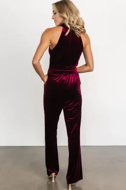 Baltic Born Cleopatra Velvet Jumpsuit |