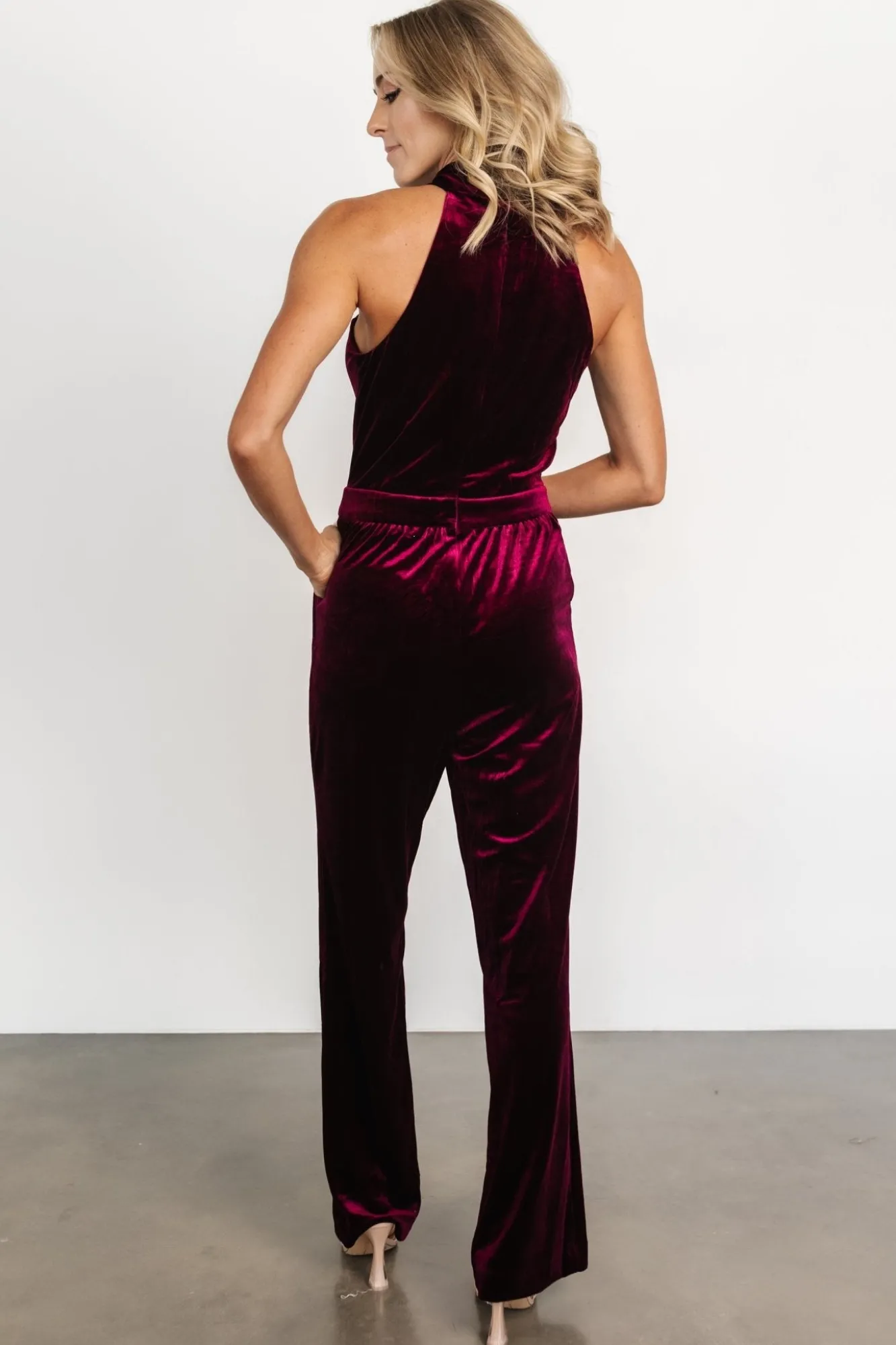 Baltic Born Cleopatra Velvet Jumpsuit |