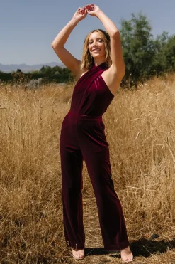 Baltic Born Cleopatra Velvet Jumpsuit |