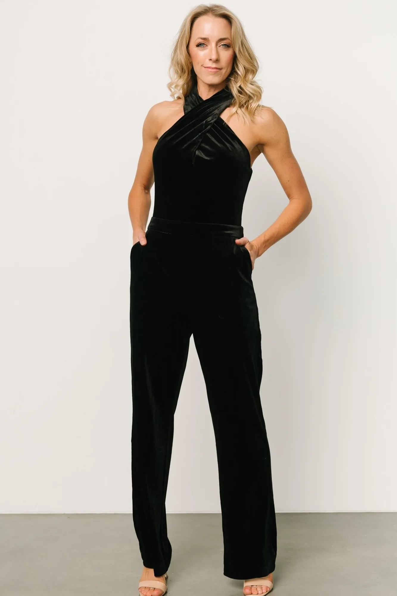 Baltic Born Cleopatra Velvet Jumpsuit |