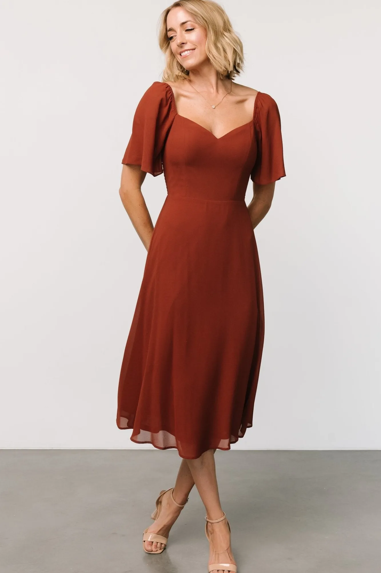 Baltic Born Colette Sweetheart Midi Dress |