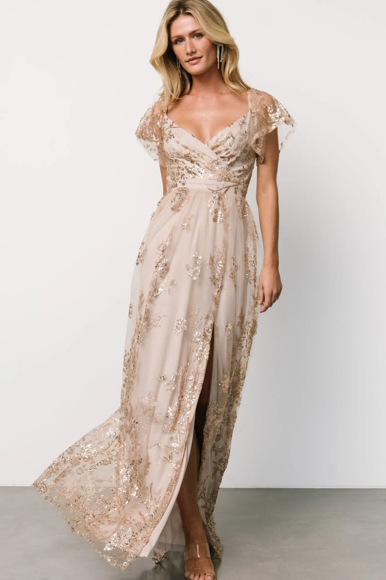 Baltic Born Corinne Shimmer Maxi Gown |