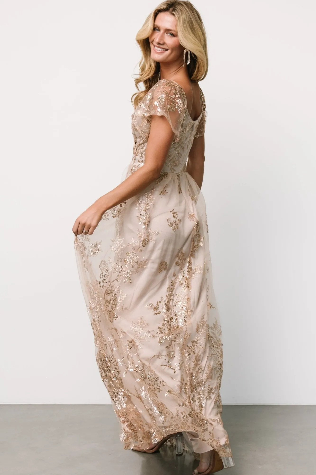 Baltic Born Corinne Shimmer Maxi Gown |