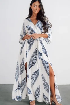 Baltic Born Corinth Maxi Dress | Navy Print