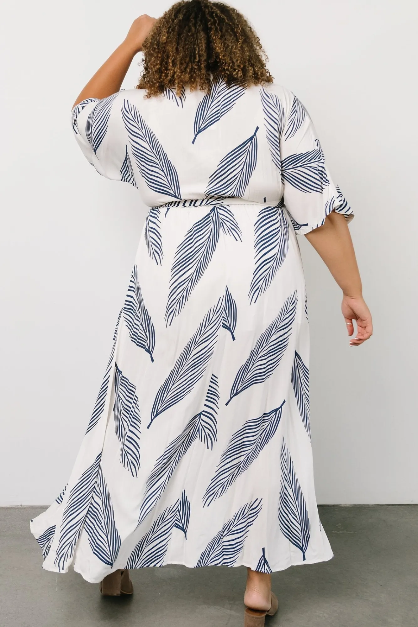 Baltic Born Corinth Maxi Dress | Navy Print