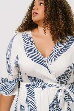 Baltic Born Corinth Maxi Dress | Navy Print