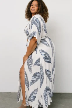 Baltic Born Corinth Maxi Dress | Navy Print