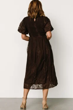 Baltic Born Corrine Embroidered Midi Dress |