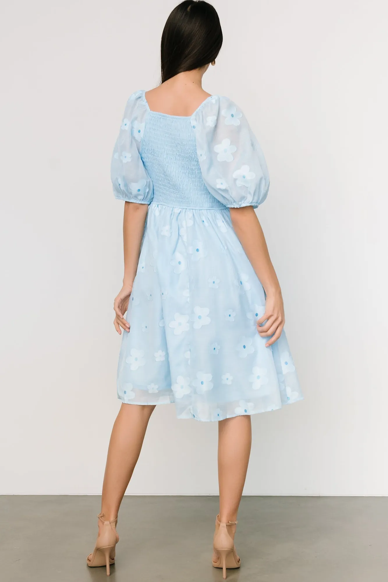 Baltic Born Daisy Short Dress | Blue Floral