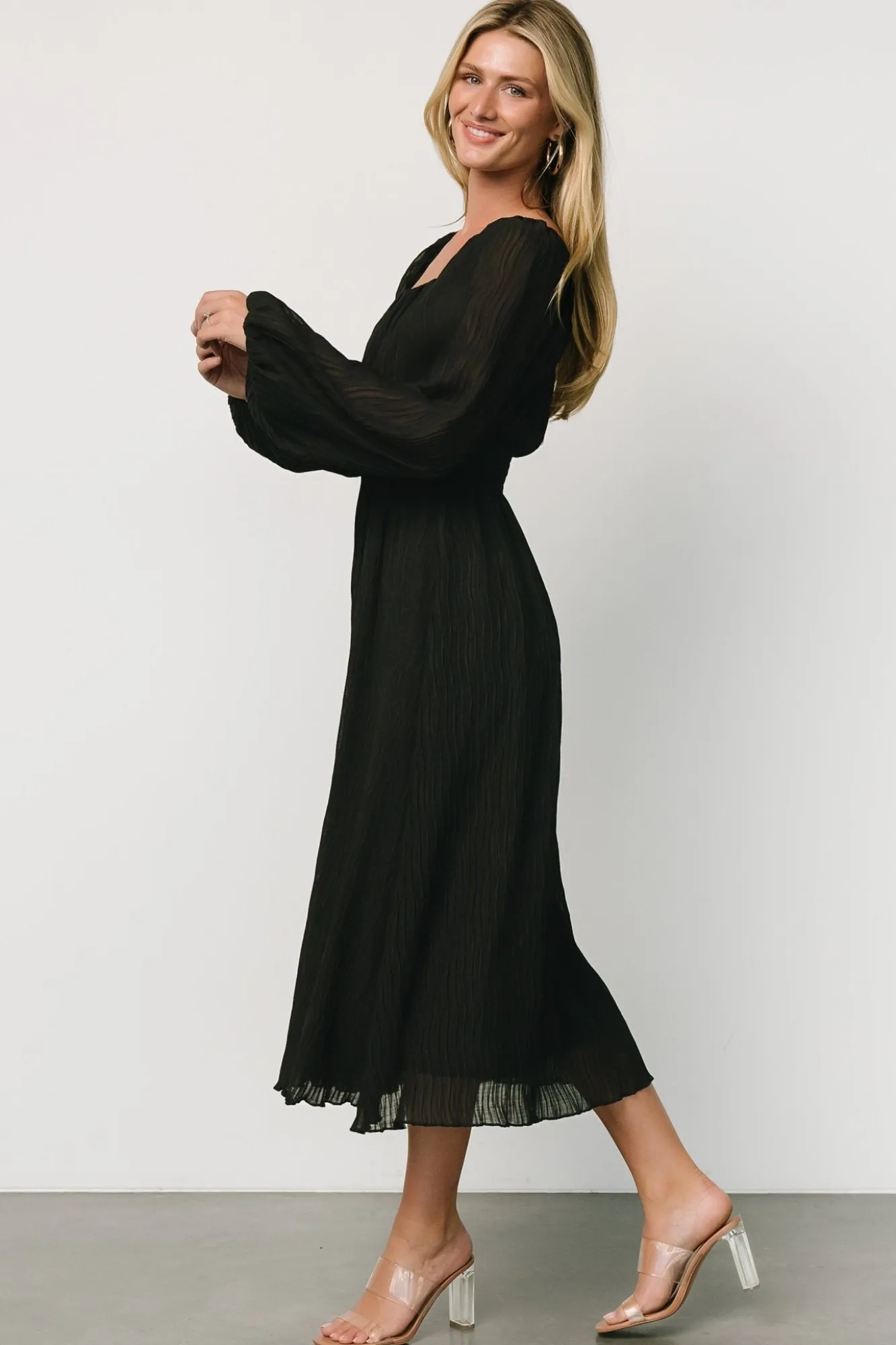 Baltic Born Dalton Pleated Midi Dress |