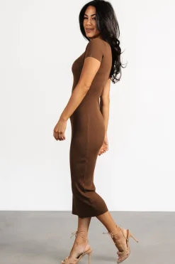 Baltic Born Dana Ribbed Midi Dress |