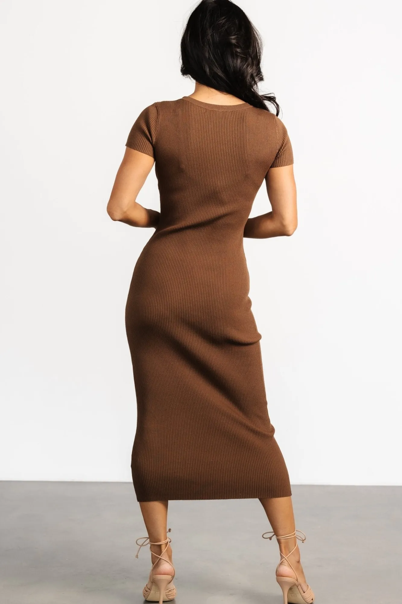 Baltic Born Dana Ribbed Midi Dress |