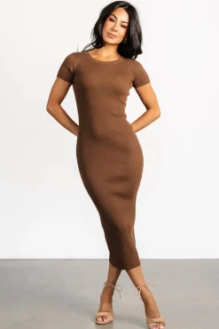 Baltic Born Dana Ribbed Midi Dress |