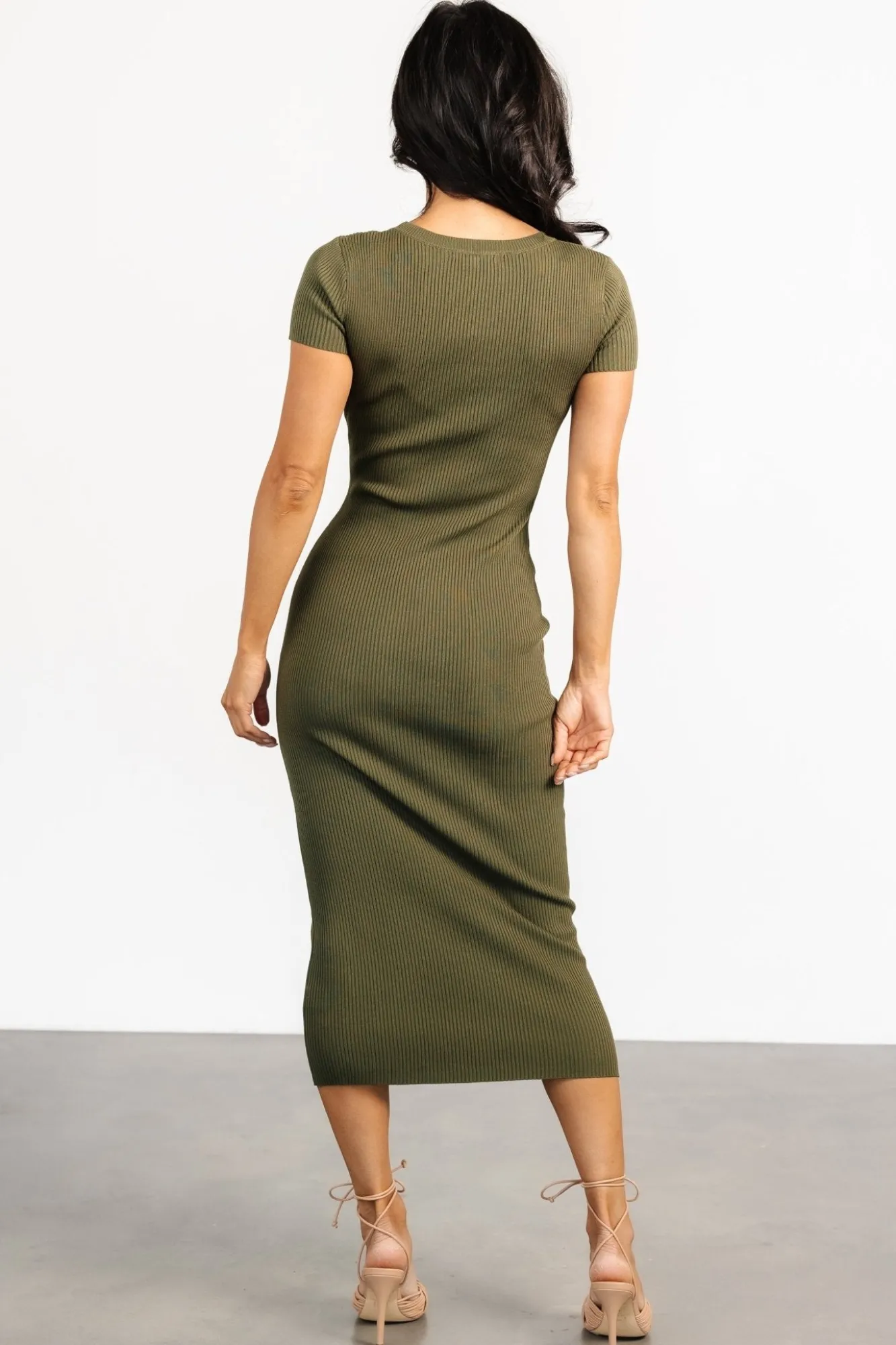 Baltic Born Dana Ribbed Midi Dress |