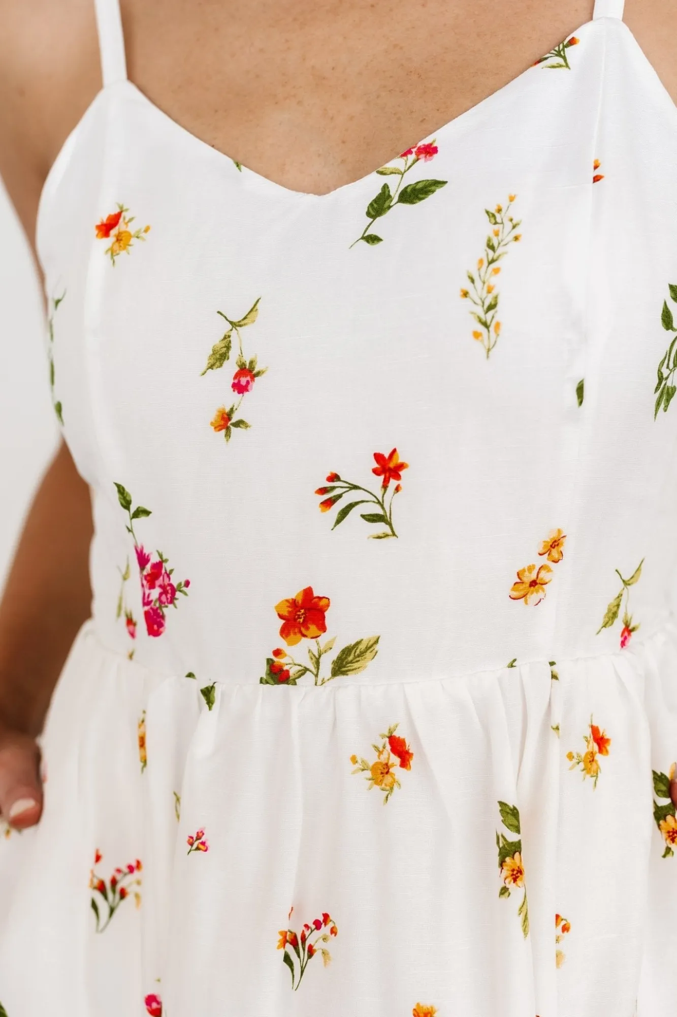 Baltic Born Daniella Tank Dress | Off White Floral