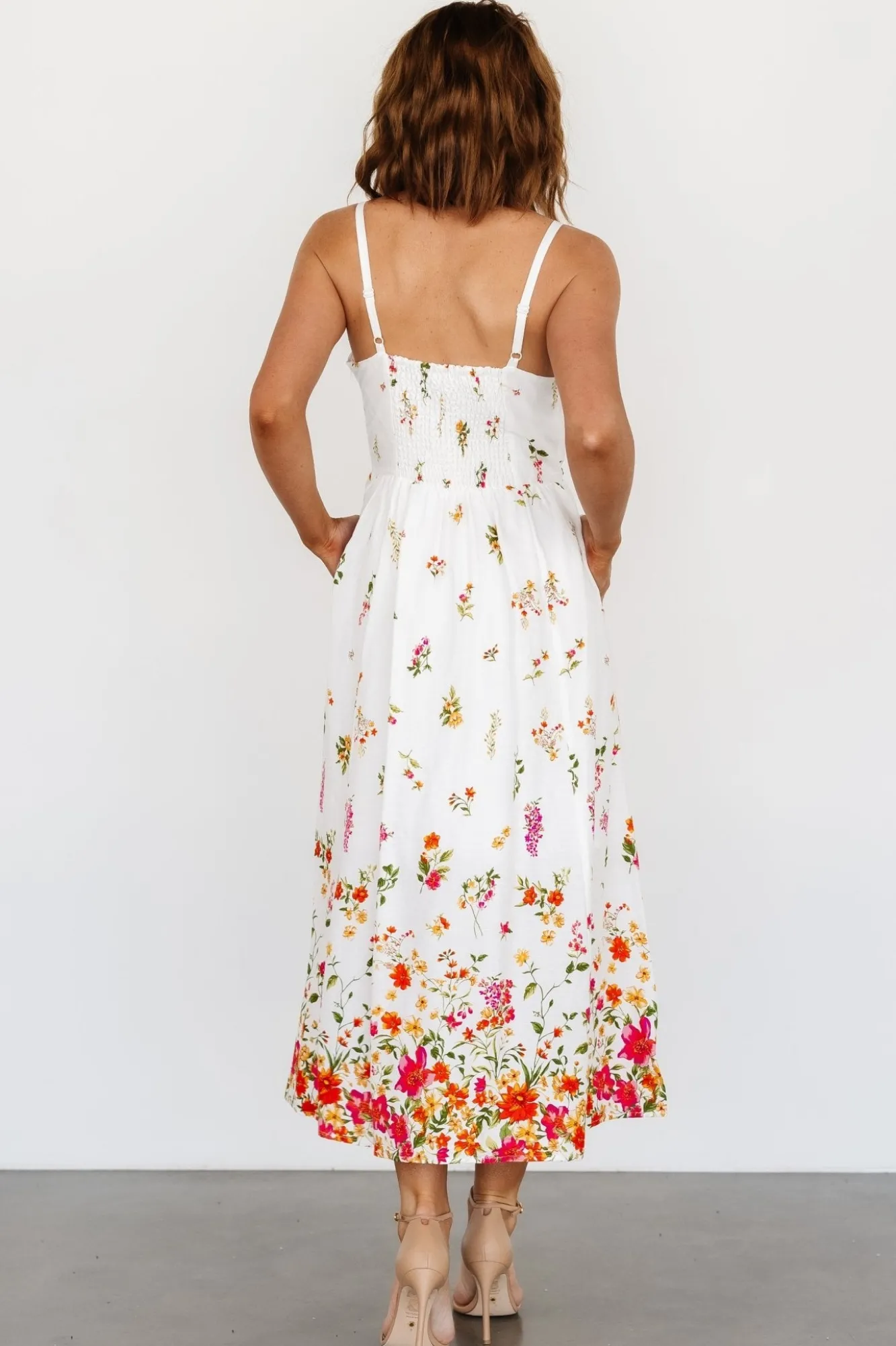 Baltic Born Daniella Tank Dress | Off White Floral