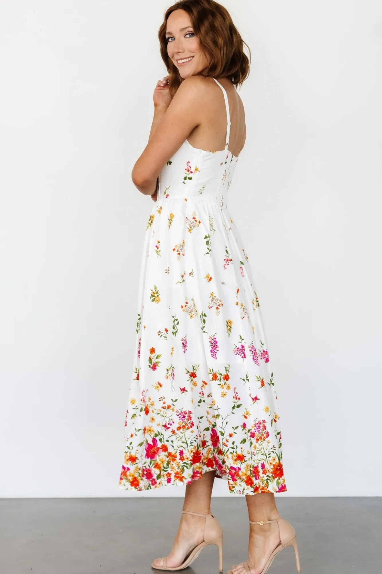 Baltic Born Daniella Tank Dress | Off White Floral