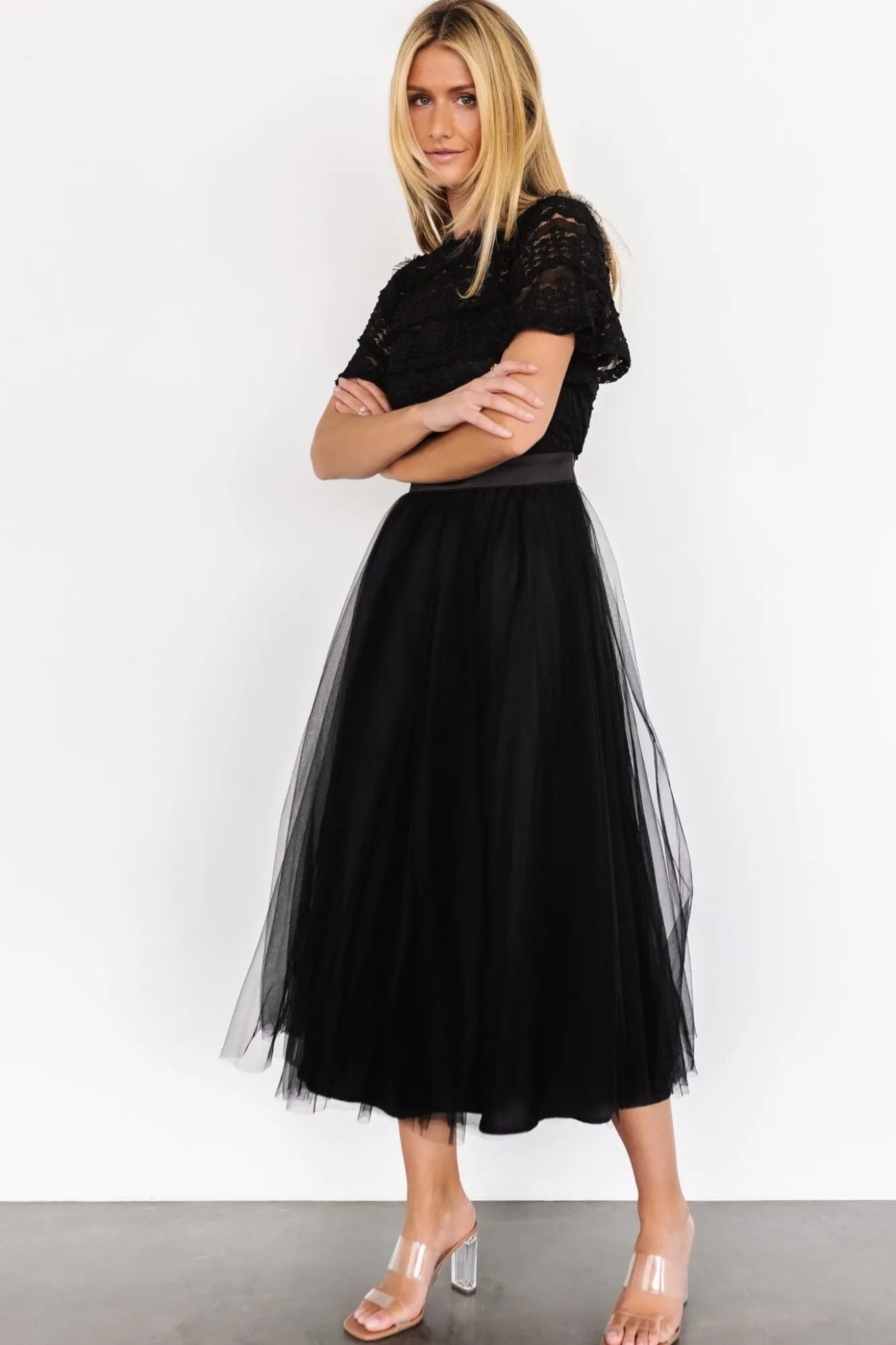 Baltic Born Darcy Tulle Midi Dress |