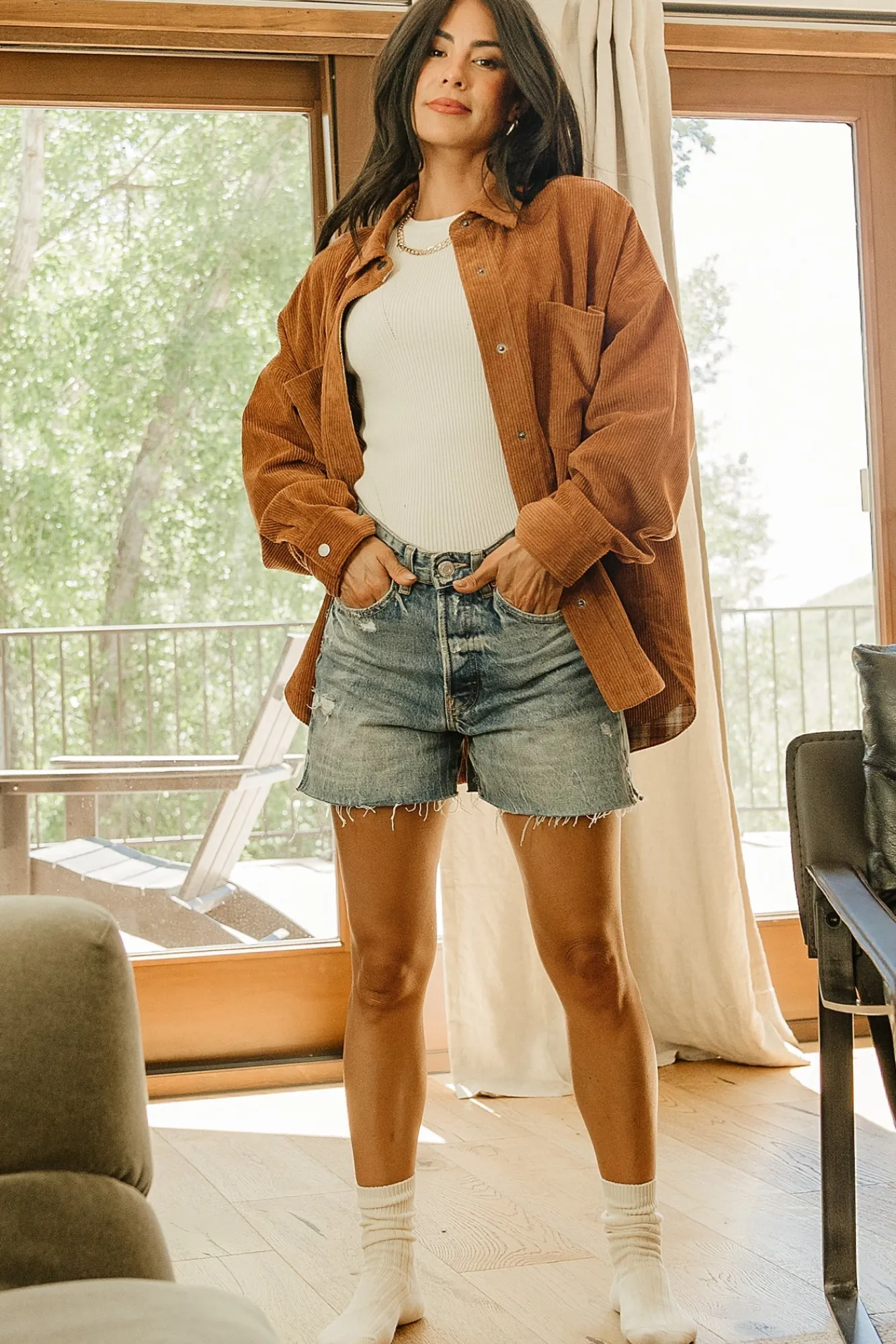 Baltic Born Davis Corduroy Shacket |