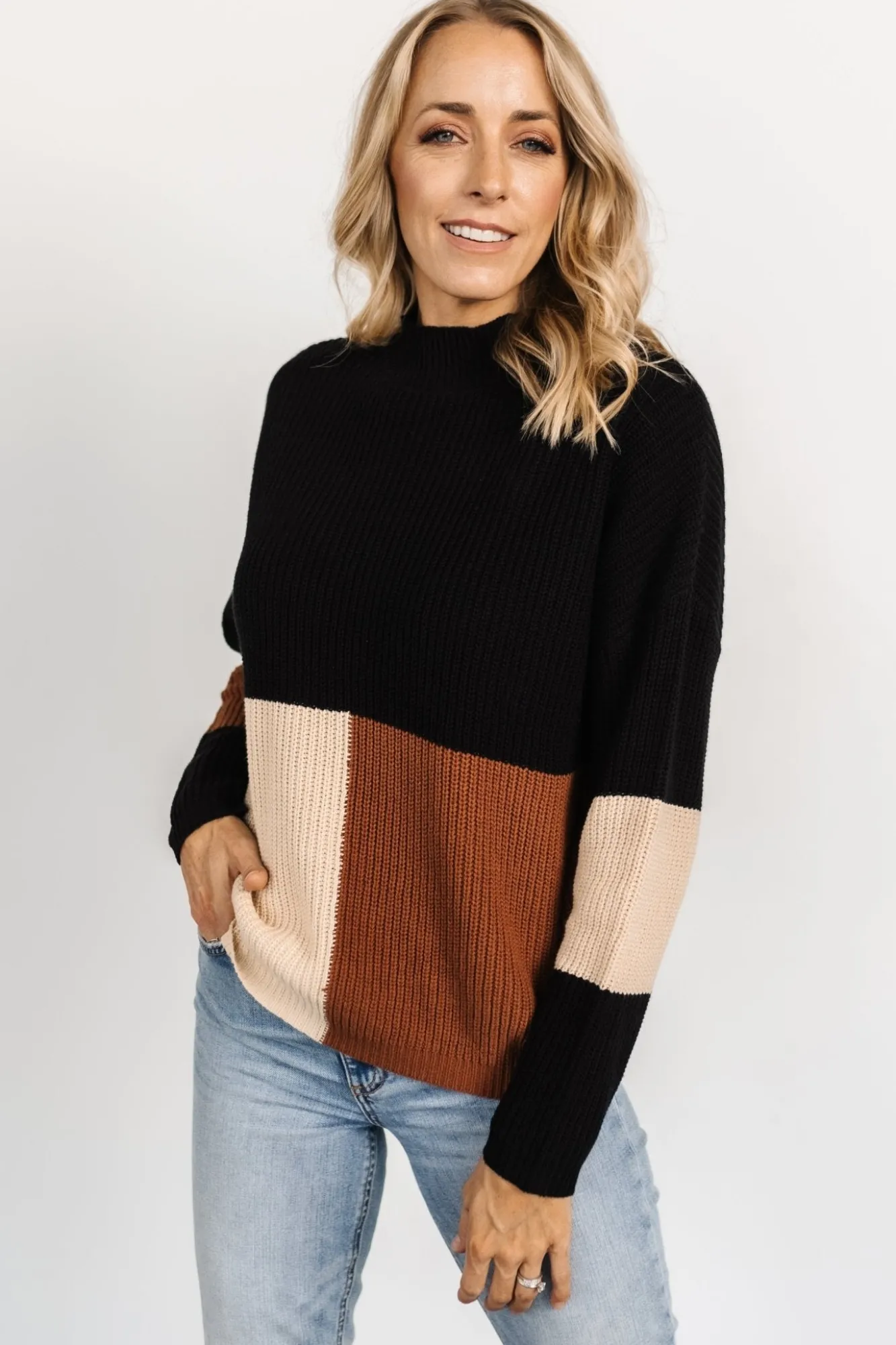 Baltic Born Dawson Knit Sweater | Black Multi