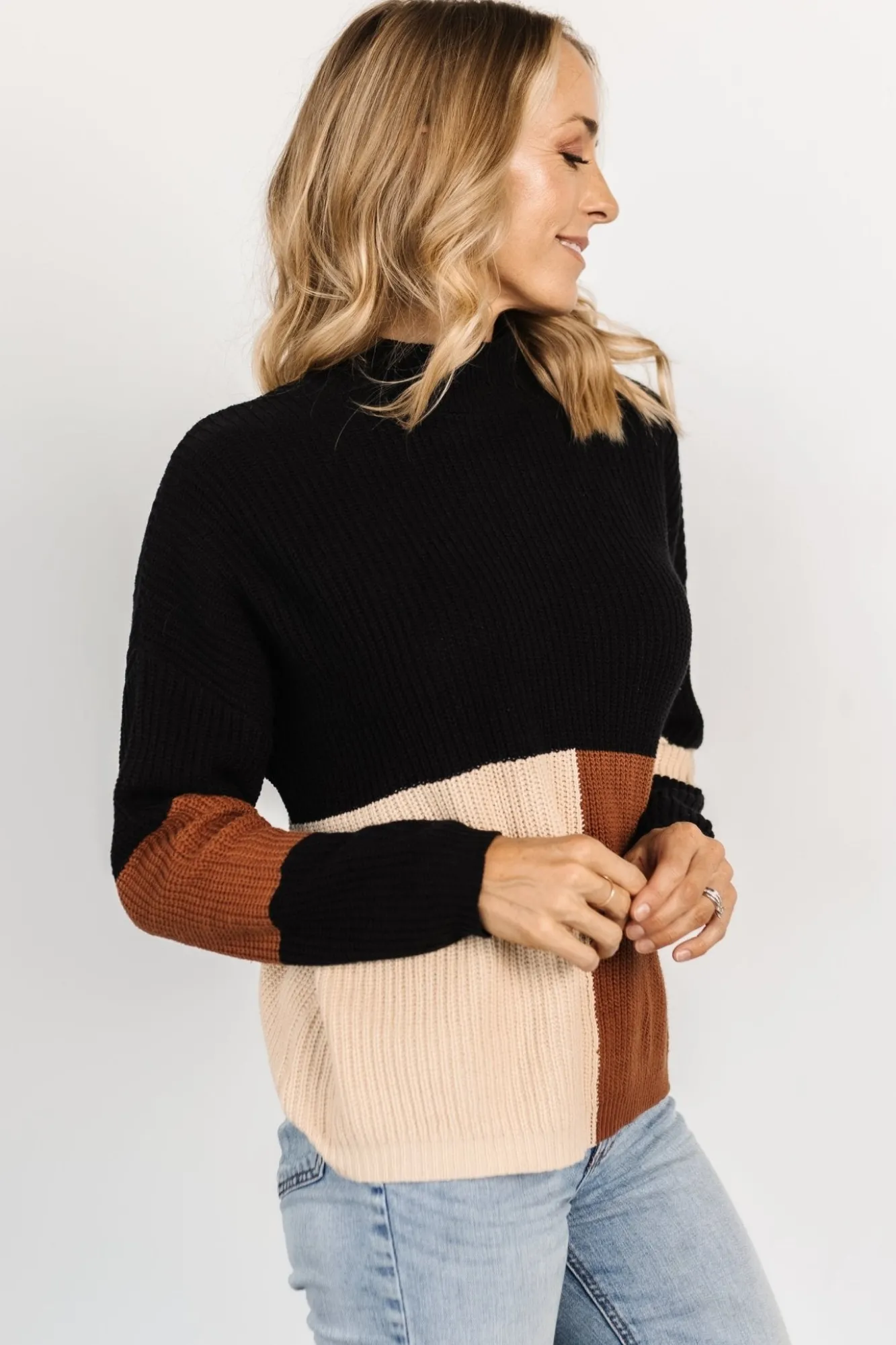 Baltic Born Dawson Knit Sweater | Black Multi