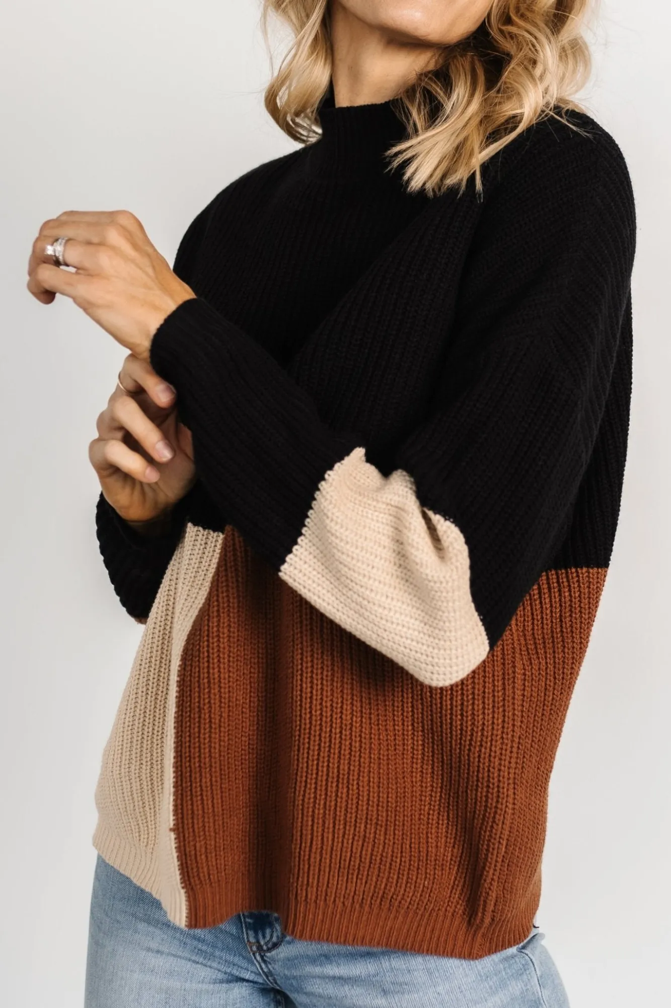 Baltic Born Dawson Knit Sweater | Black Multi