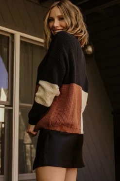 Baltic Born Dawson Knit Sweater | Black Multi