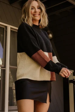 Baltic Born Dawson Knit Sweater | Black Multi