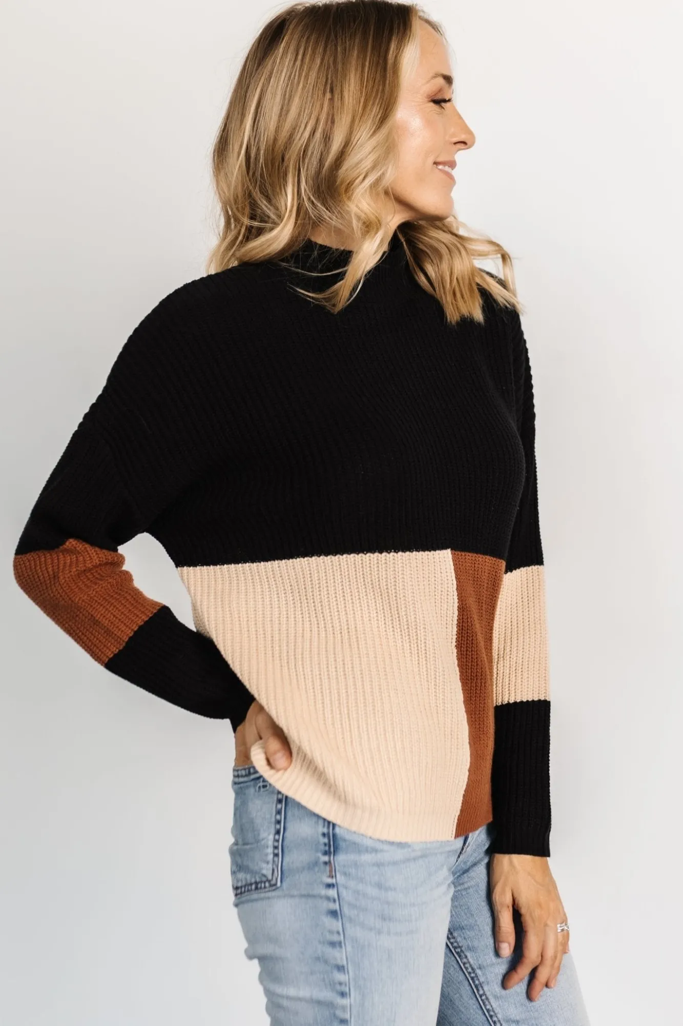 Baltic Born Dawson Knit Sweater | Black Multi