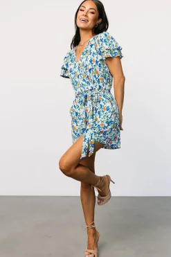 Baltic Born Daytona Romper | Blue + Green Multi