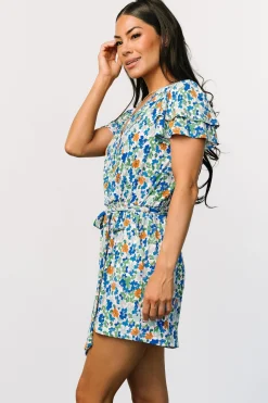 Baltic Born Daytona Romper | Blue + Green Multi