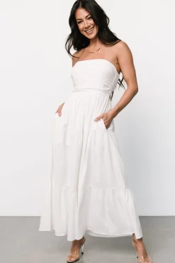 Baltic Born Delray Strapless Dress | Off White