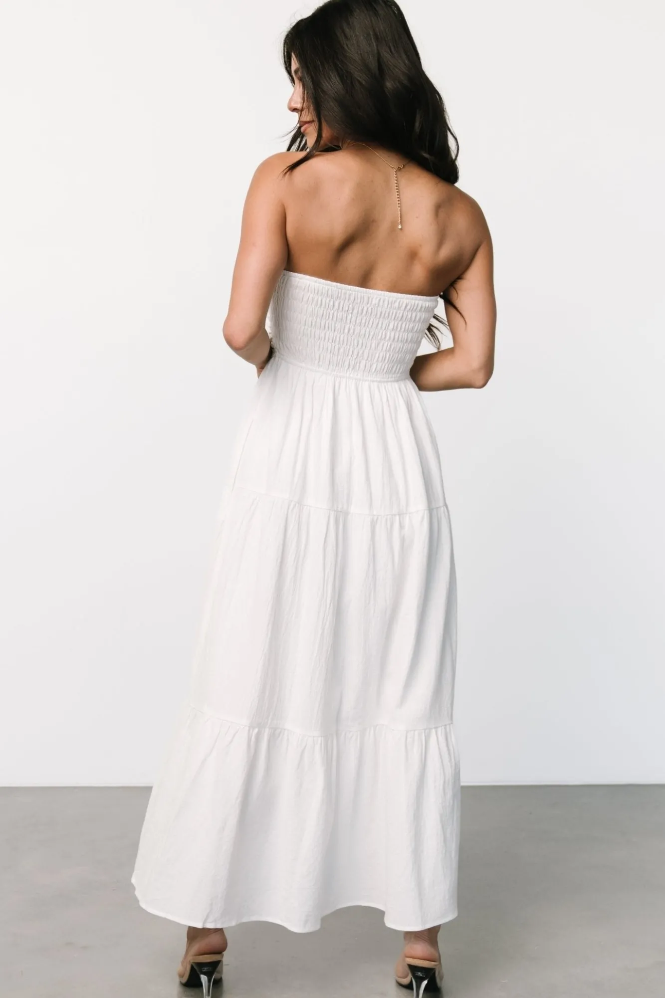 Baltic Born Delray Strapless Dress | Off White