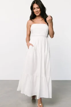 Baltic Born Delray Strapless Dress | Off White