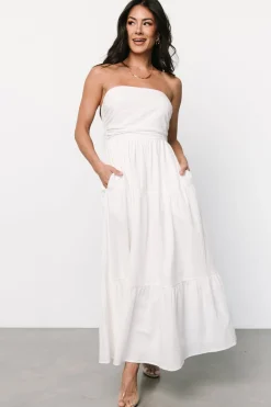 Baltic Born Delray Strapless Dress | Off White