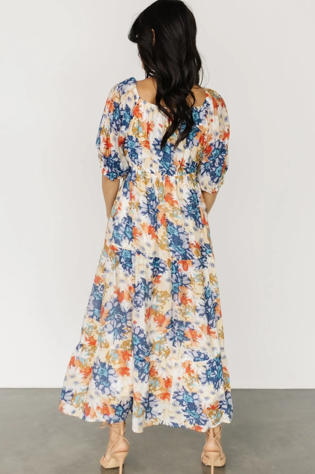 Baltic Born Denton Midi Dress | Blue Multi