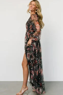 Baltic Born Desiree Tulle Maxi Dress | Black + Berry