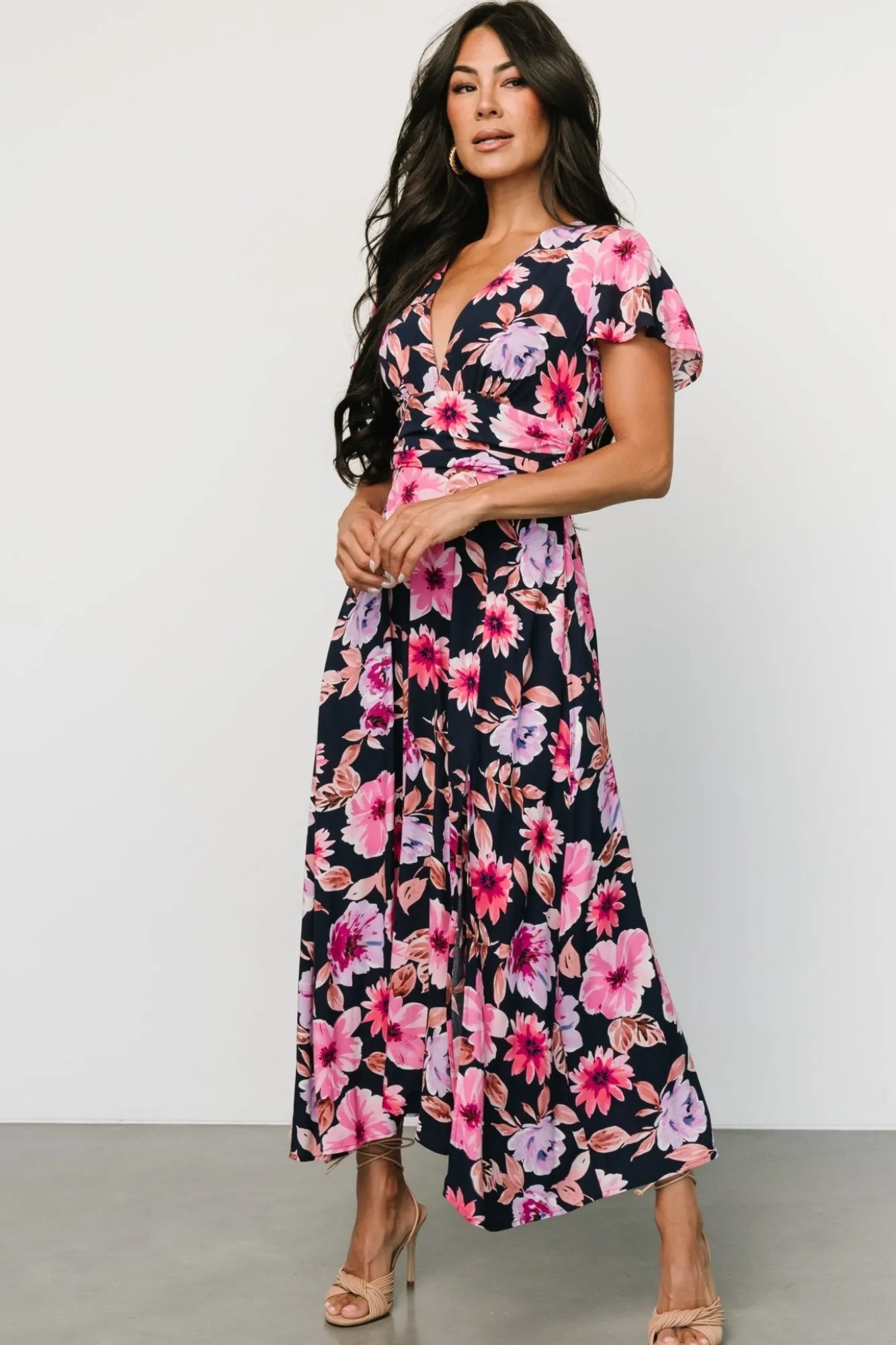 Baltic Born Destin Maxi Dress | Navy + Pink