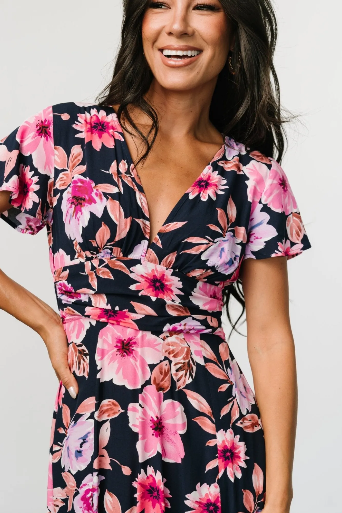 Baltic Born Destin Maxi Dress | Navy + Pink